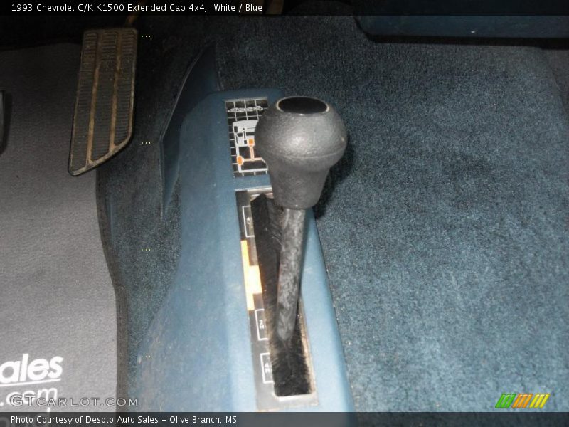 White / Blue 1993 Chevrolet C/K K1500 Extended Cab 4x4