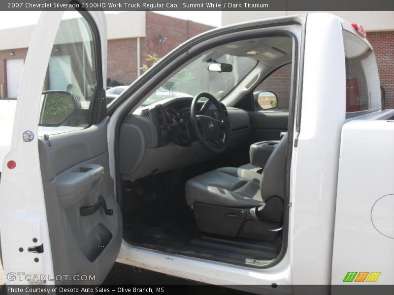 Summit White / Dark Titanium 2007 Chevrolet Silverado 2500HD Work Truck Regular Cab
