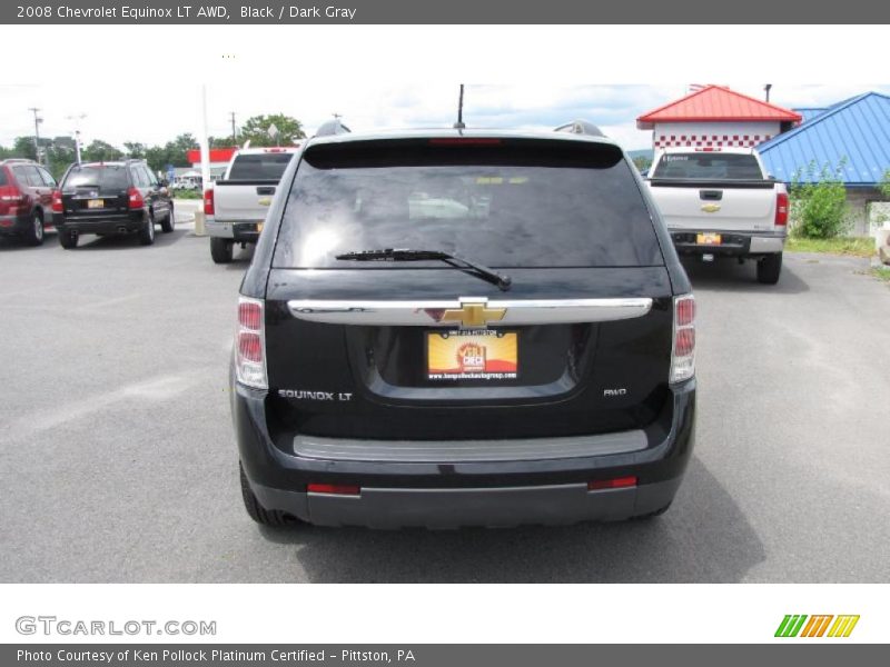 Black / Dark Gray 2008 Chevrolet Equinox LT AWD