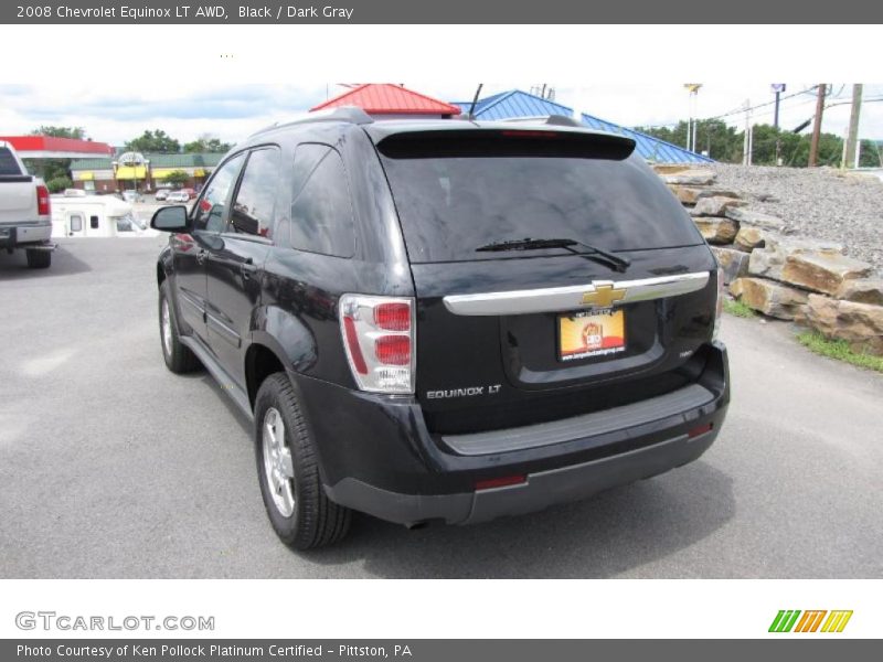 Black / Dark Gray 2008 Chevrolet Equinox LT AWD