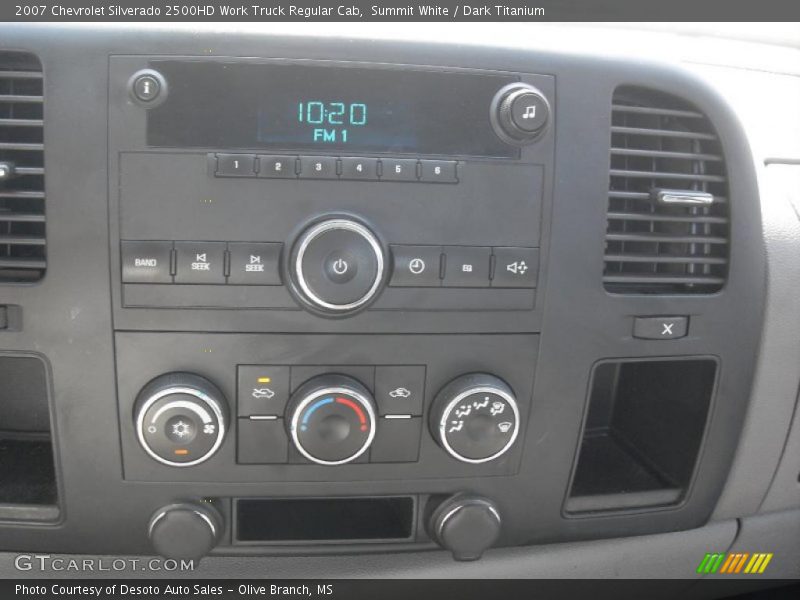 Summit White / Dark Titanium 2007 Chevrolet Silverado 2500HD Work Truck Regular Cab