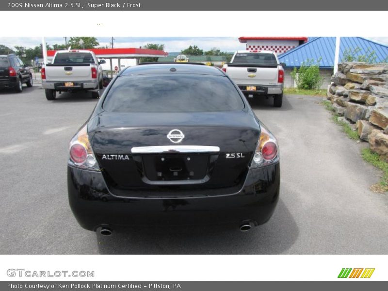 Super Black / Frost 2009 Nissan Altima 2.5 SL