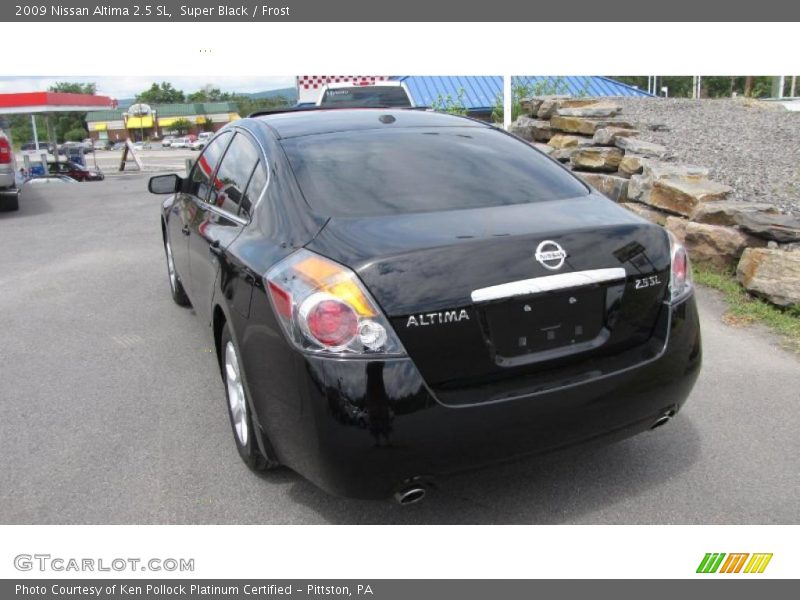 Super Black / Frost 2009 Nissan Altima 2.5 SL