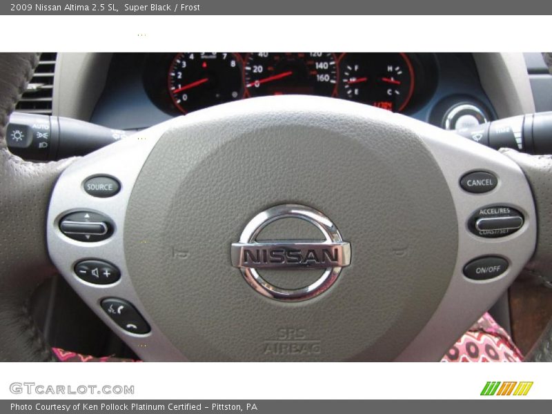 Super Black / Frost 2009 Nissan Altima 2.5 SL