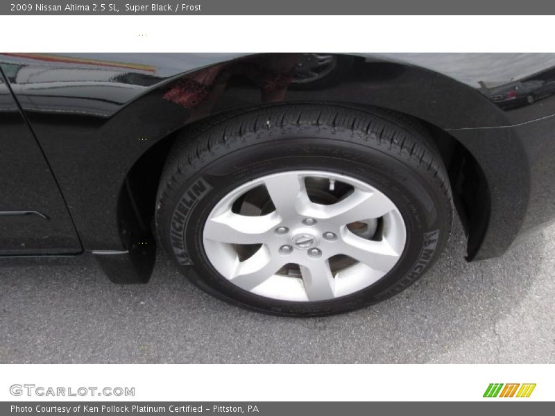 Super Black / Frost 2009 Nissan Altima 2.5 SL