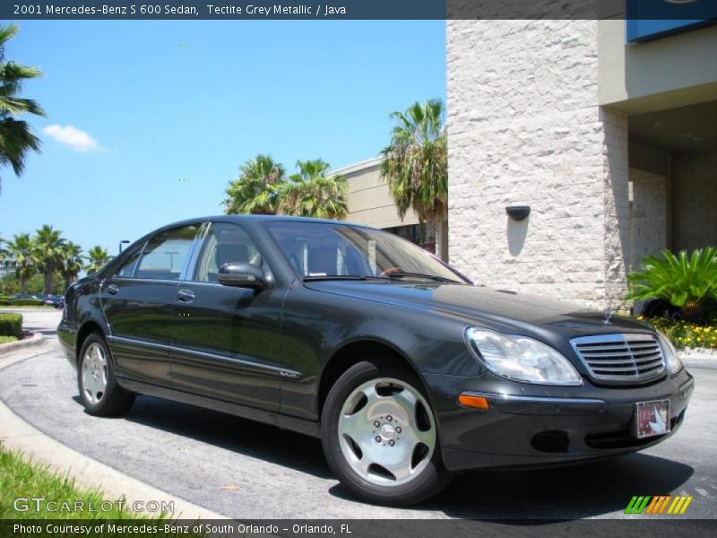 Tectite Grey Metallic / Java 2001 Mercedes-Benz S 600 Sedan