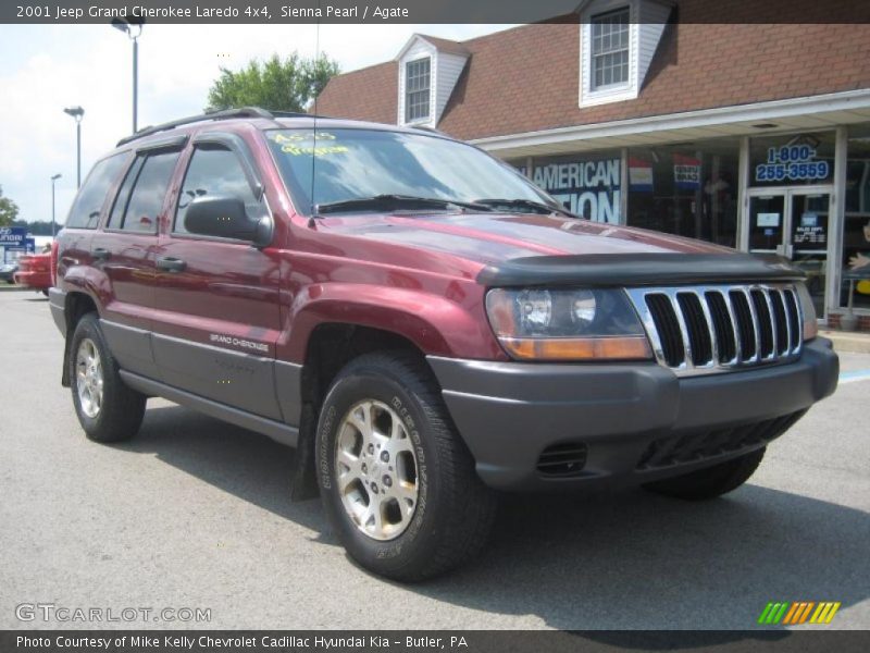 Sienna Pearl / Agate 2001 Jeep Grand Cherokee Laredo 4x4