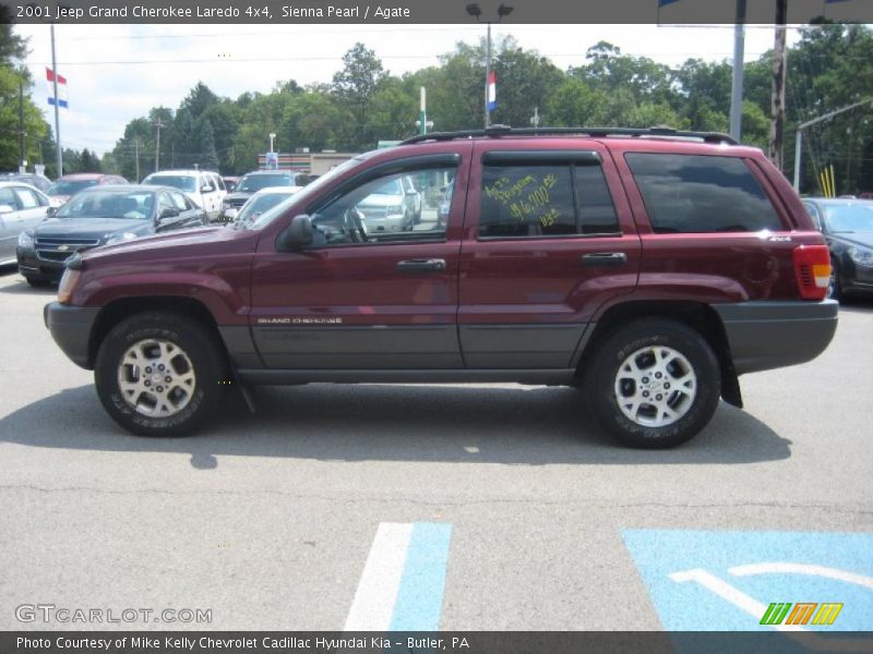 Sienna Pearl / Agate 2001 Jeep Grand Cherokee Laredo 4x4