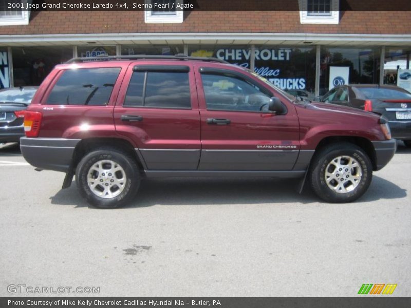 Sienna Pearl / Agate 2001 Jeep Grand Cherokee Laredo 4x4