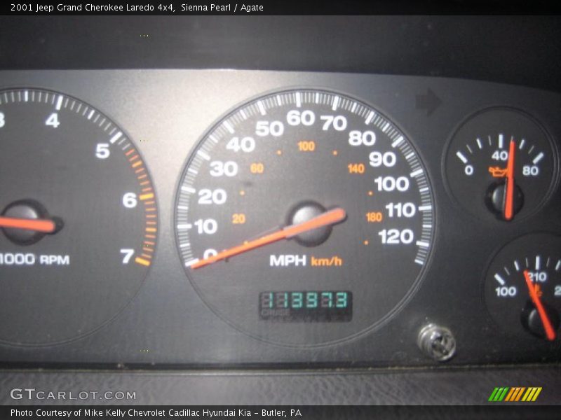 Sienna Pearl / Agate 2001 Jeep Grand Cherokee Laredo 4x4