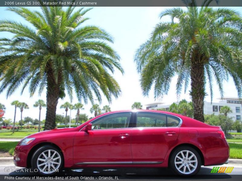 Matador Red Mica / Cashmere 2006 Lexus GS 300