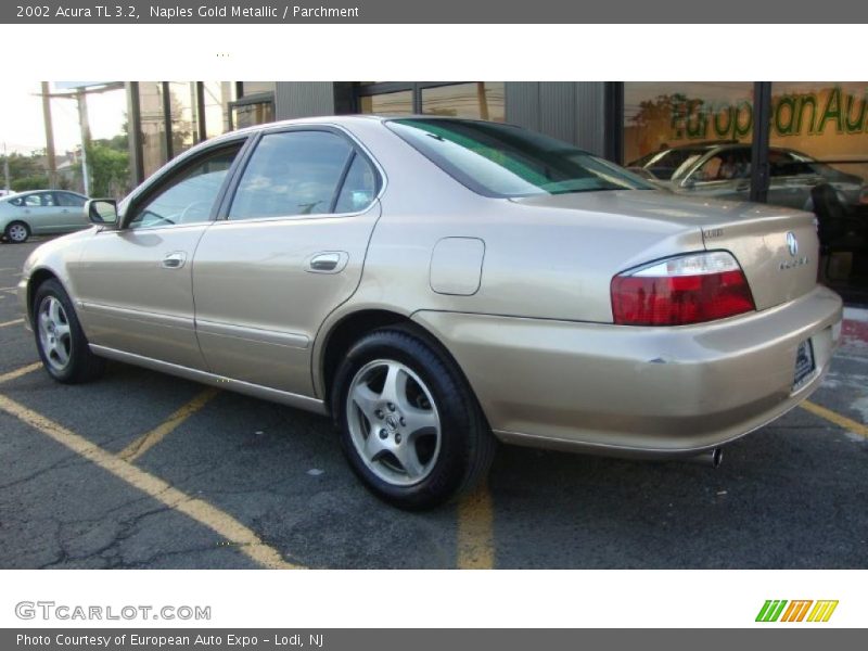 Naples Gold Metallic / Parchment 2002 Acura TL 3.2