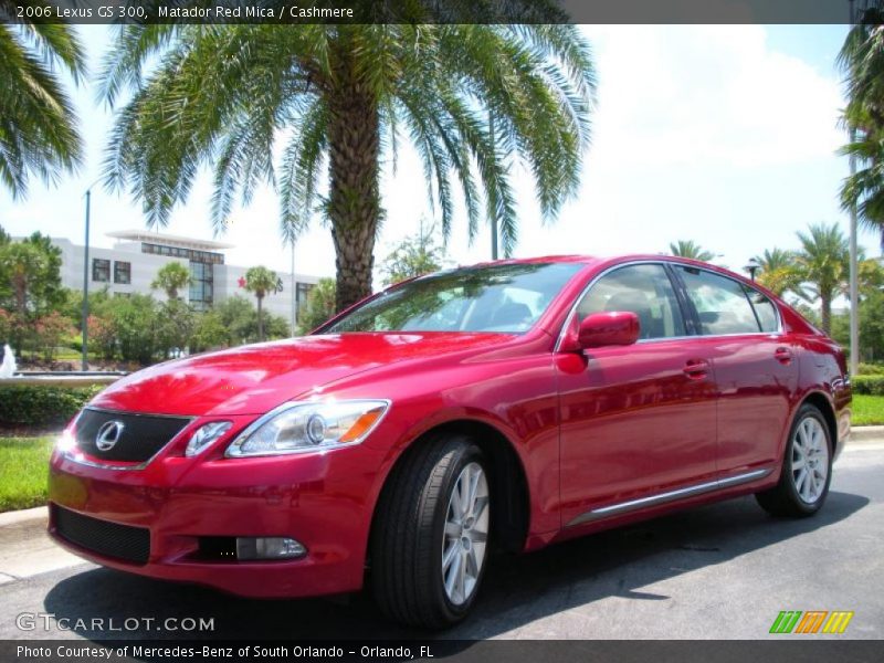 Matador Red Mica / Cashmere 2006 Lexus GS 300