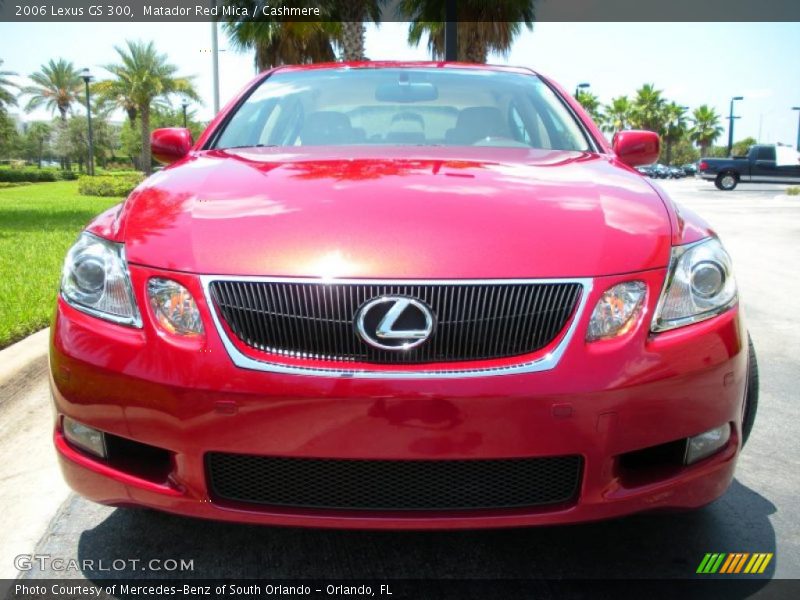 Matador Red Mica / Cashmere 2006 Lexus GS 300