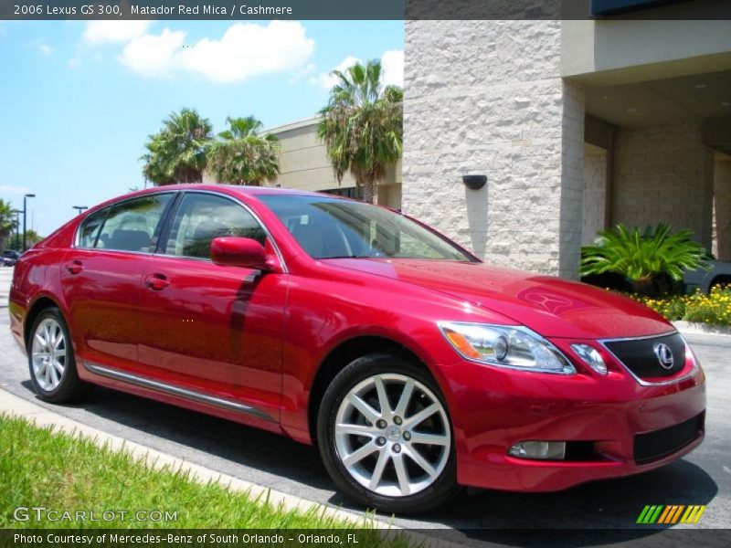 Matador Red Mica / Cashmere 2006 Lexus GS 300