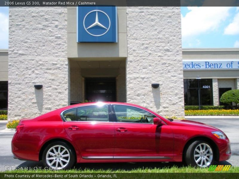Matador Red Mica / Cashmere 2006 Lexus GS 300