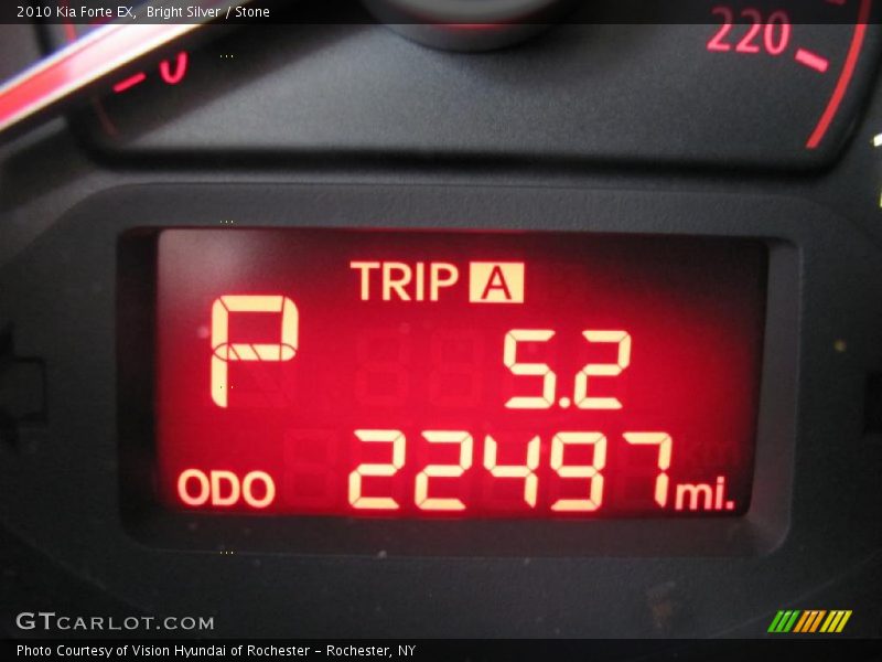 Bright Silver / Stone 2010 Kia Forte EX