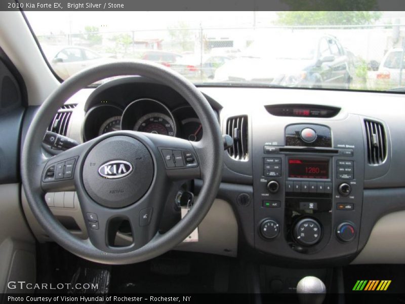 Bright Silver / Stone 2010 Kia Forte EX