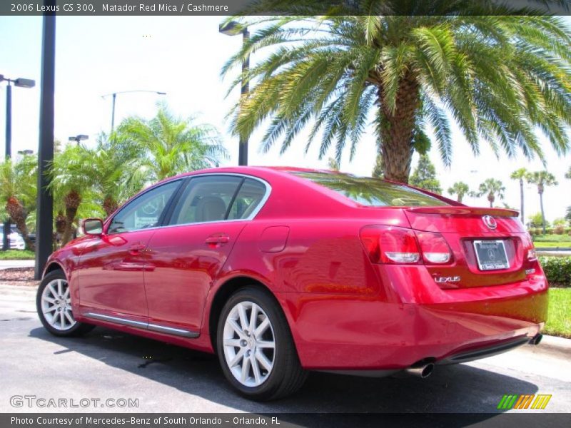 Matador Red Mica / Cashmere 2006 Lexus GS 300