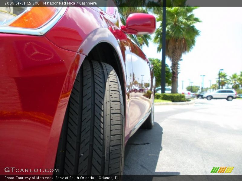 Matador Red Mica / Cashmere 2006 Lexus GS 300