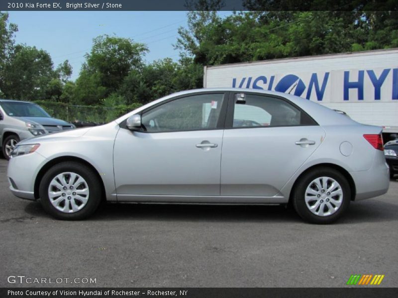 Bright Silver / Stone 2010 Kia Forte EX