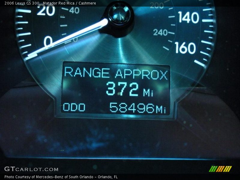 Matador Red Mica / Cashmere 2006 Lexus GS 300