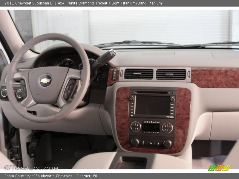 White Diamond Tricoat / Light Titanium/Dark Titanium 2011 Chevrolet Suburban LTZ 4x4