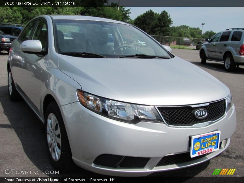 Bright Silver / Stone 2010 Kia Forte EX