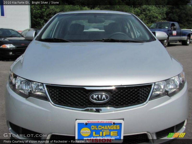 Bright Silver / Stone 2010 Kia Forte EX