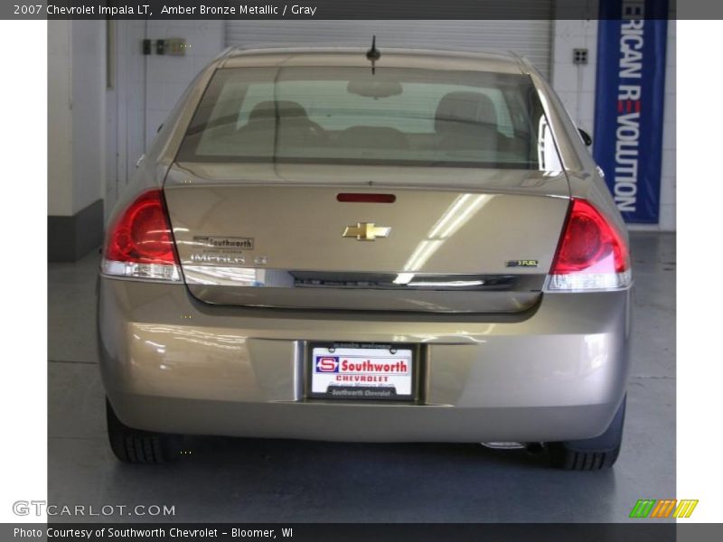 Amber Bronze Metallic / Gray 2007 Chevrolet Impala LT