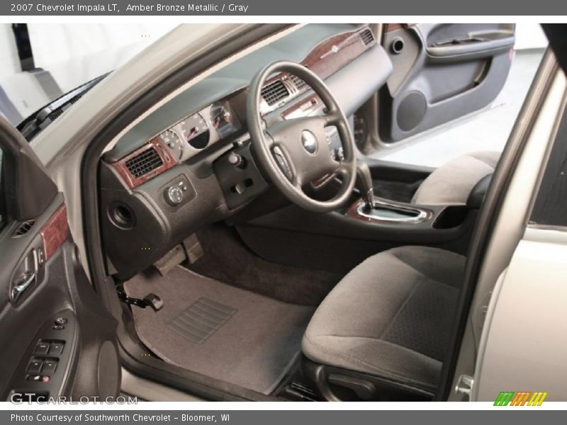 Amber Bronze Metallic / Gray 2007 Chevrolet Impala LT