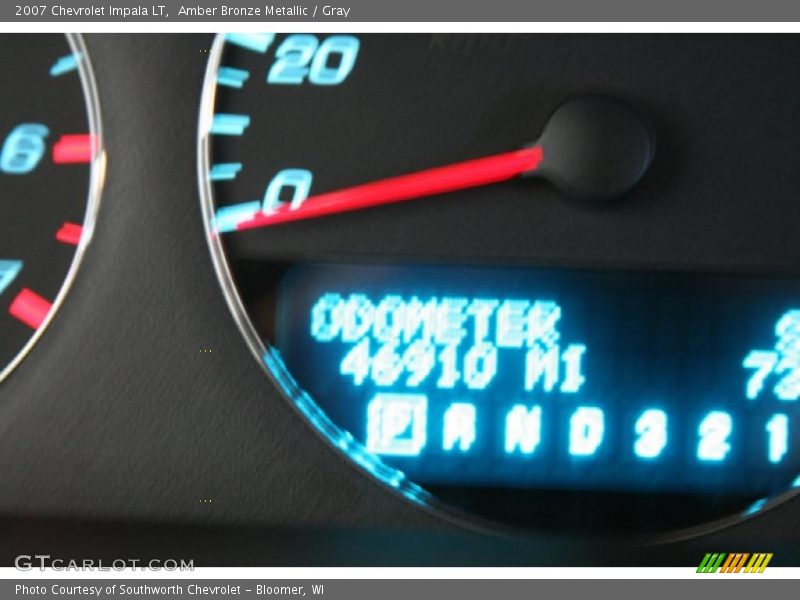 Amber Bronze Metallic / Gray 2007 Chevrolet Impala LT
