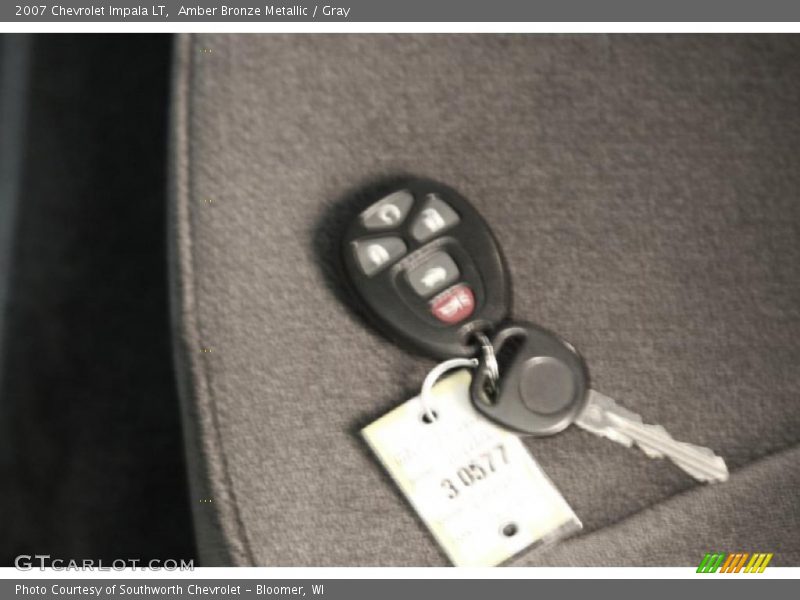 Amber Bronze Metallic / Gray 2007 Chevrolet Impala LT