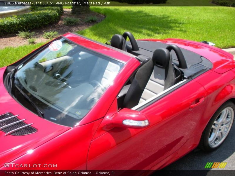 Mars Red / Ash 2006 Mercedes-Benz SLK 55 AMG Roadster