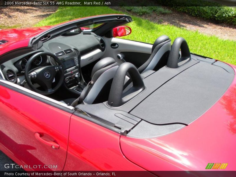 Mars Red / Ash 2006 Mercedes-Benz SLK 55 AMG Roadster