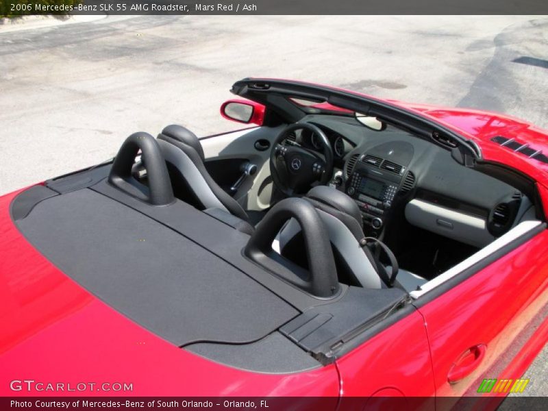 Mars Red / Ash 2006 Mercedes-Benz SLK 55 AMG Roadster