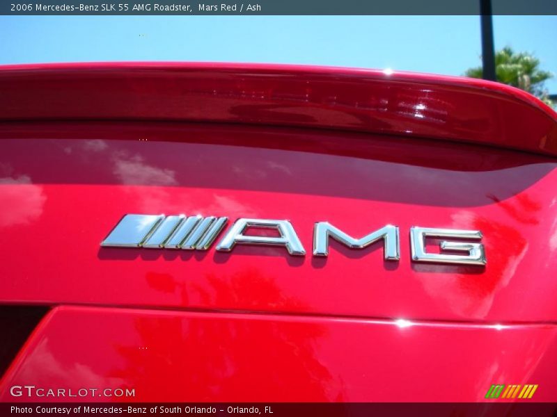 Mars Red / Ash 2006 Mercedes-Benz SLK 55 AMG Roadster