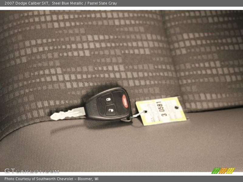 Steel Blue Metallic / Pastel Slate Gray 2007 Dodge Caliber SXT