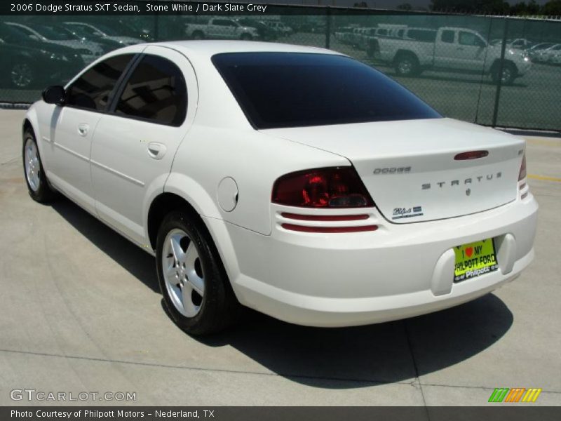 Stone White / Dark Slate Grey 2006 Dodge Stratus SXT Sedan