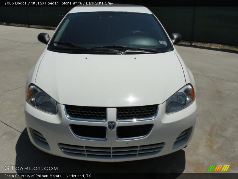 Stone White / Dark Slate Grey 2006 Dodge Stratus SXT Sedan
