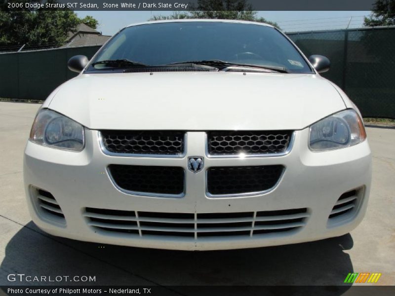 Stone White / Dark Slate Grey 2006 Dodge Stratus SXT Sedan