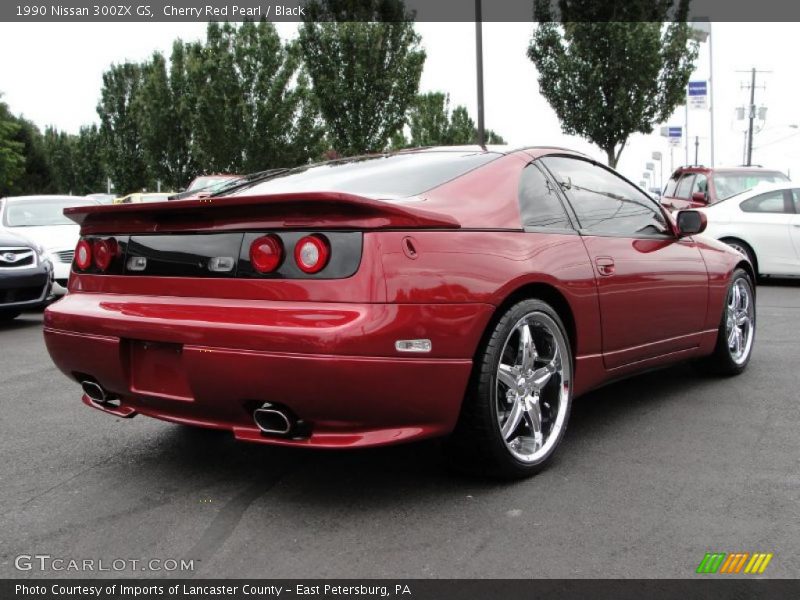 Cherry Red Pearl / Black 1990 Nissan 300ZX GS