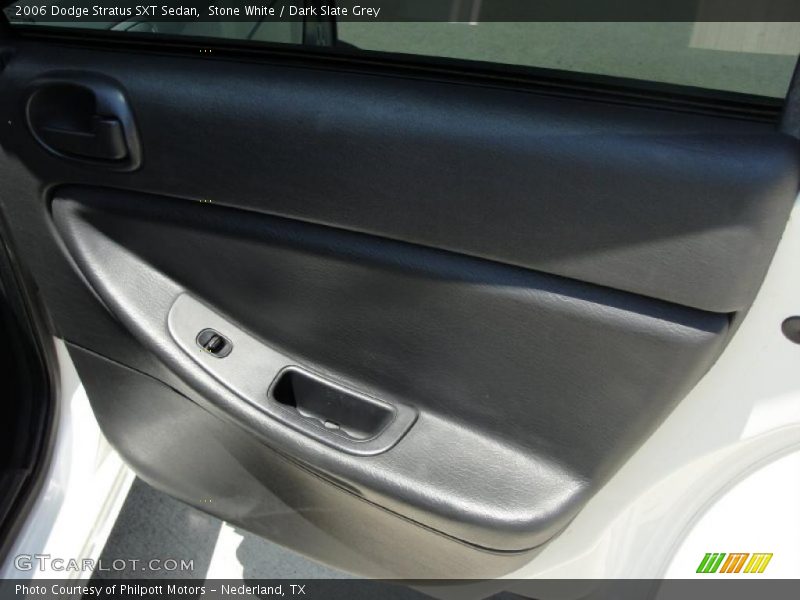 Stone White / Dark Slate Grey 2006 Dodge Stratus SXT Sedan