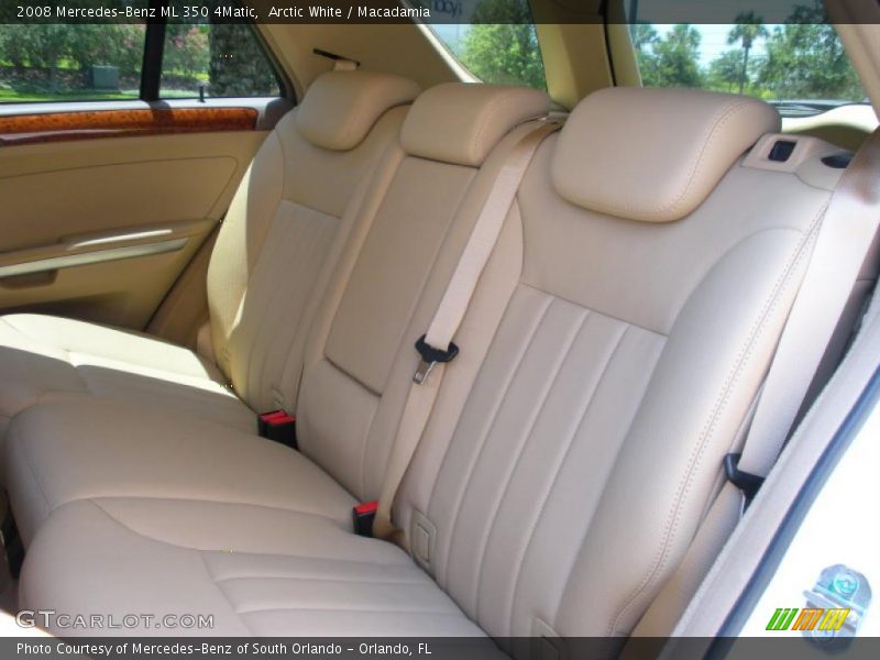 Arctic White / Macadamia 2008 Mercedes-Benz ML 350 4Matic