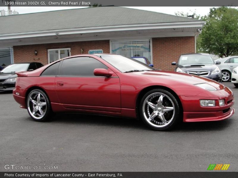 Cherry Red Pearl / Black 1990 Nissan 300ZX GS