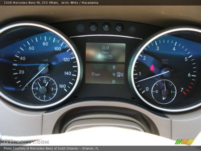 Arctic White / Macadamia 2008 Mercedes-Benz ML 350 4Matic