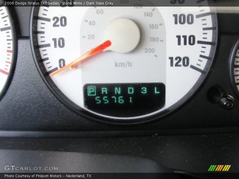 Stone White / Dark Slate Grey 2006 Dodge Stratus SXT Sedan