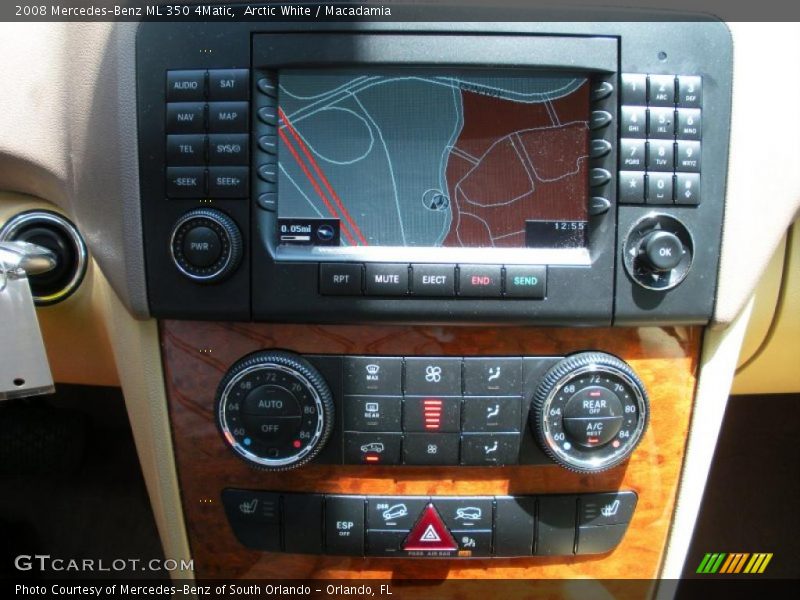 Arctic White / Macadamia 2008 Mercedes-Benz ML 350 4Matic