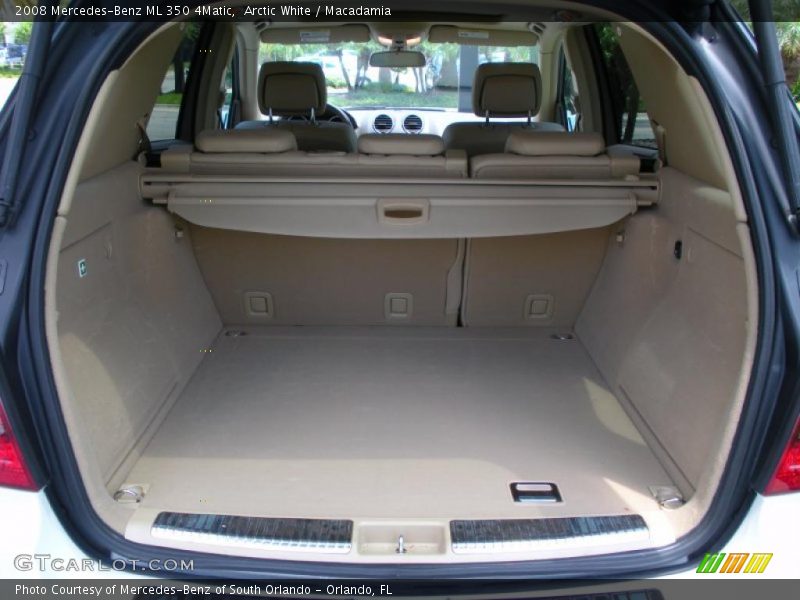 Arctic White / Macadamia 2008 Mercedes-Benz ML 350 4Matic