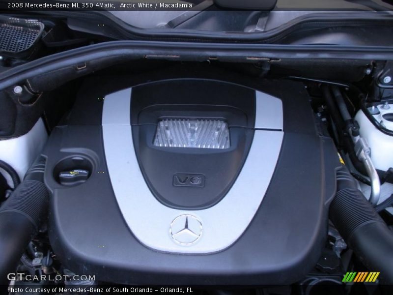 Arctic White / Macadamia 2008 Mercedes-Benz ML 350 4Matic